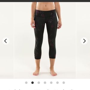 Lululemon Dark Iris Crop Leggings Size 4